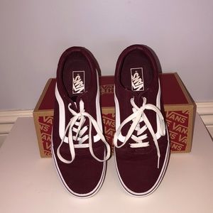 Maroon Old Skool Vans
